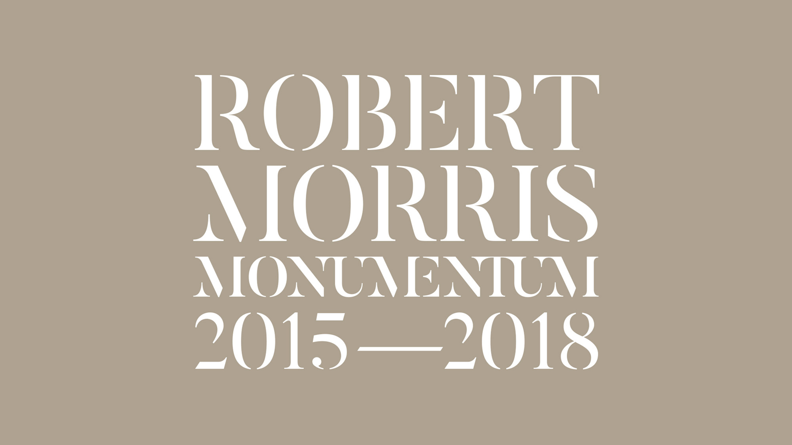 Robert Morris. Unavailable, untaggable